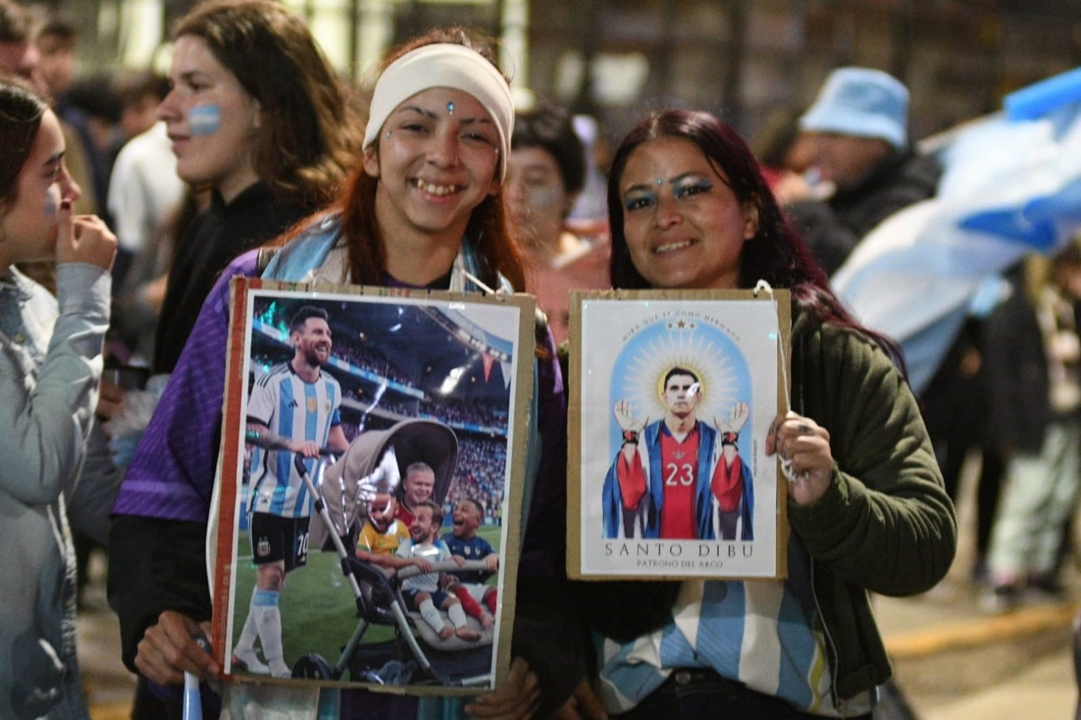 Así vivieron los santafesinos viveron la final del mundo.