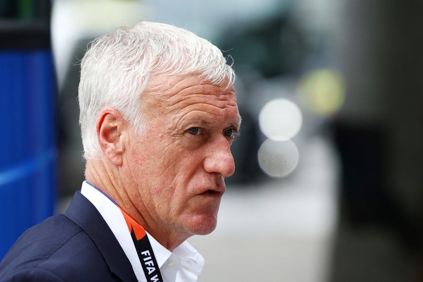 Soccer Football - FIFA World Cup 2026 - Bronze Final - France v England - Miami Stadium, Miami Gardens, Florida, U.S. - July 18, 2026
France coach Didier Deschamps arrives at the stadium before the match REUTERS/Marco Bello