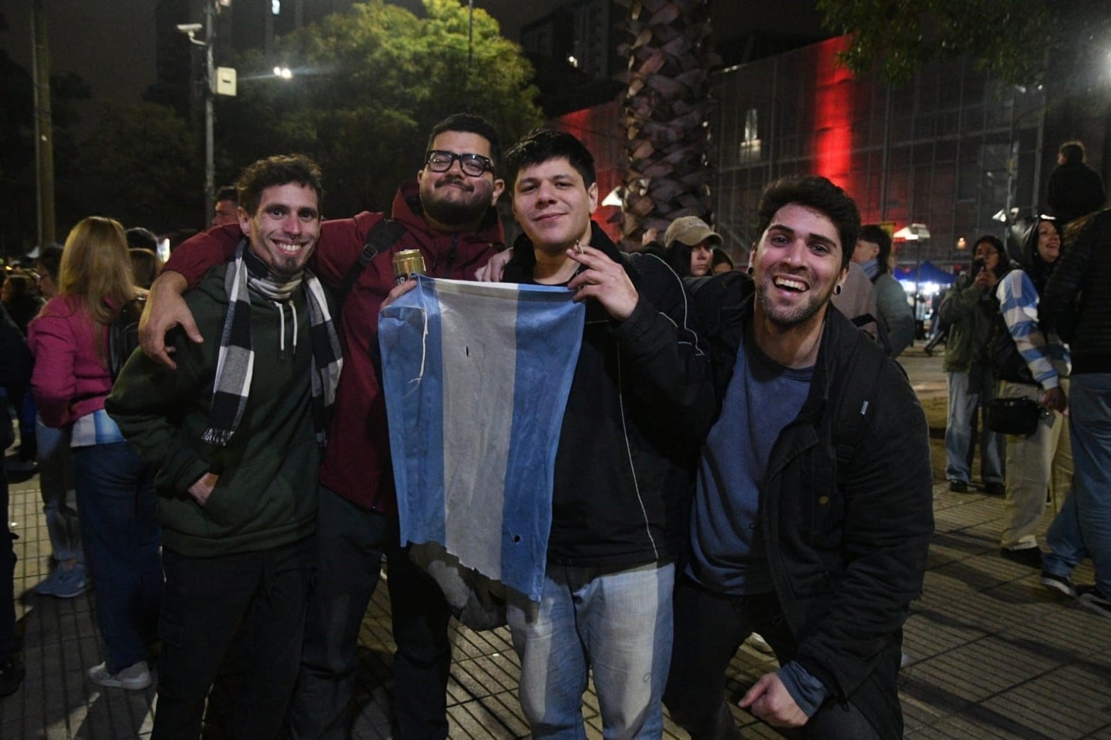 Así vivieron los santafesinos viveron la final del mundo.