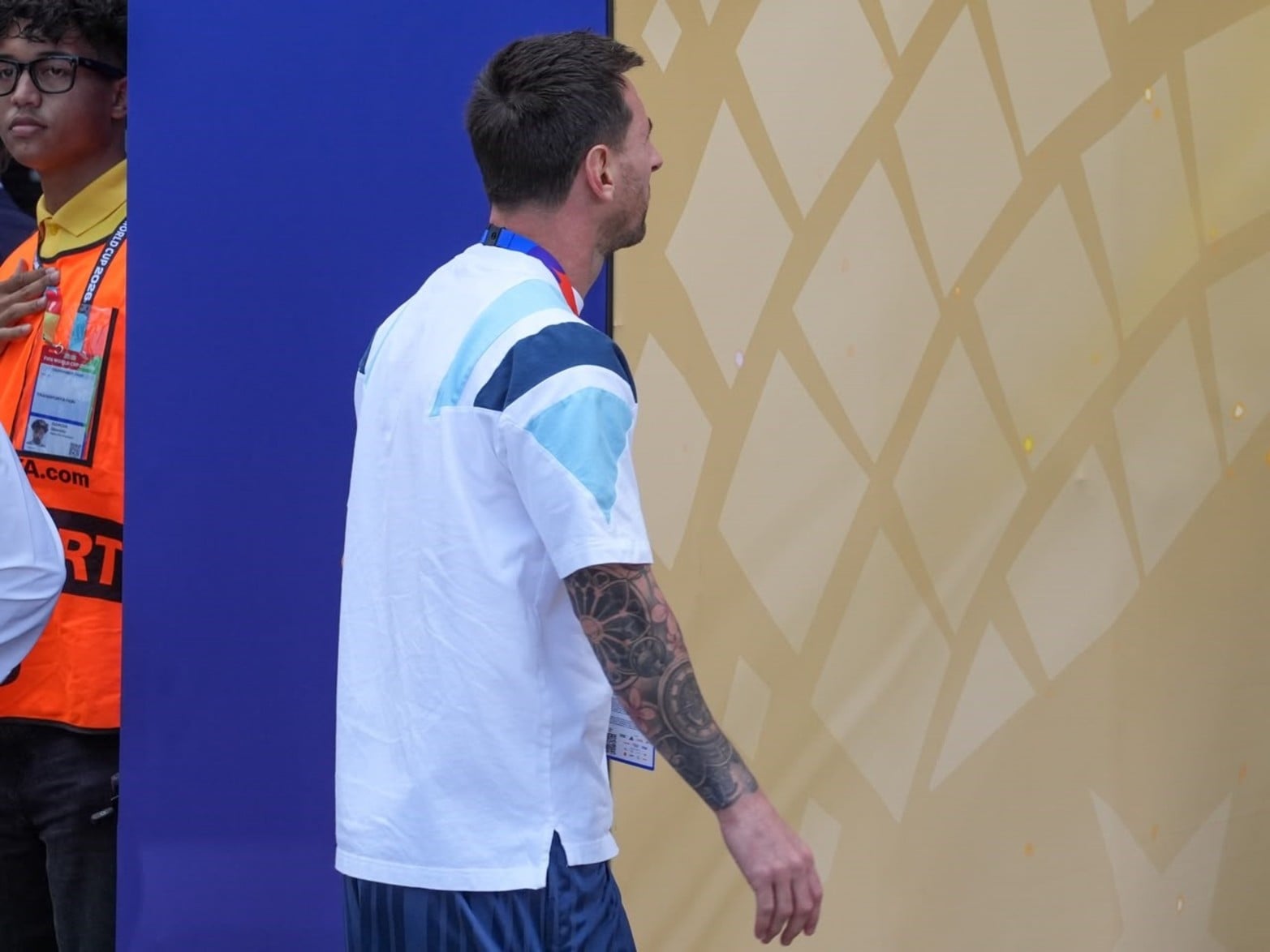 Lionel Messi | Argentina llegó al MetLife Stadium. Foto: Fernando Nicola