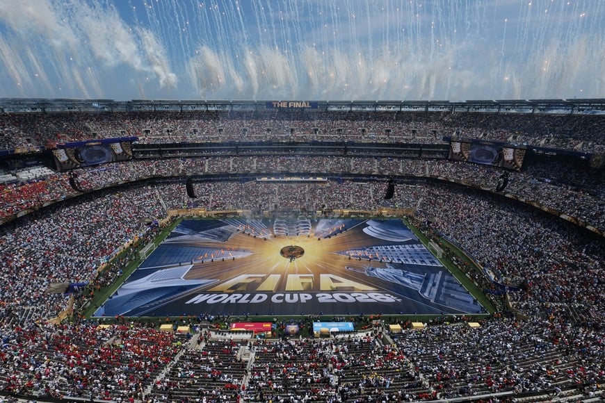 Soccer Football - FIFA World Cup 2026 - Final - Spain v Argentina - New York/New Jersey Stadium, East Rutherford, New Jersey, U.S. - July 19, 2026
General view during the Closing Ceremony before the match IMAGN IMAGES via Reuters/Jon Durr