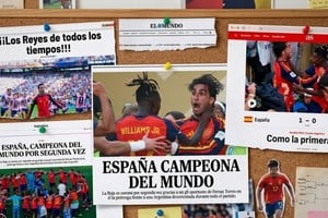 Los principales medios de España celebraron la conquista del Mundial 2026. Imagen creada con IA