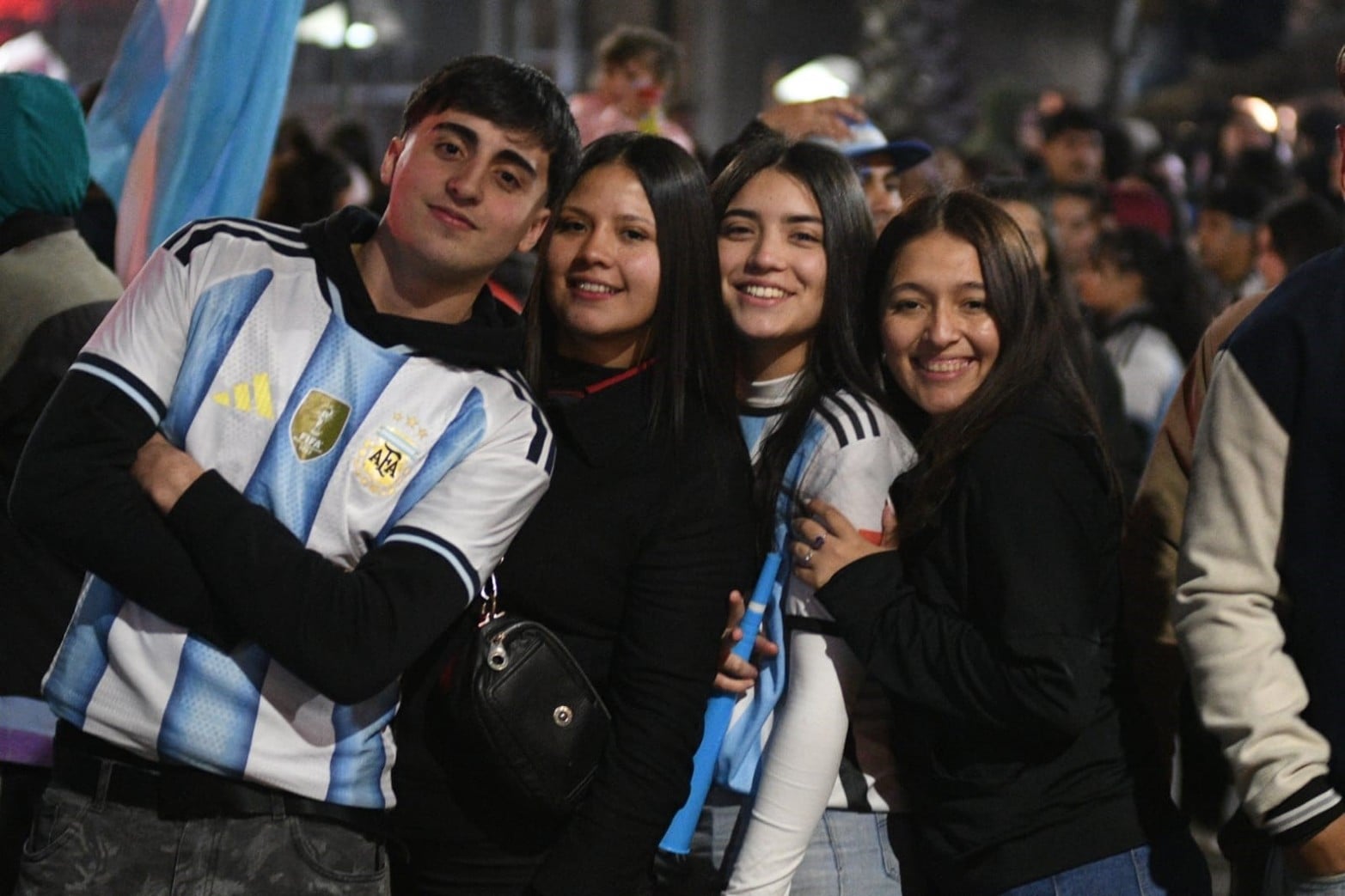 Así vivieron los santafesinos viveron la final del mundo.