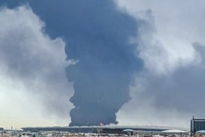 Explosiones se registraron durante la interceptación de misiles en Jordania.
