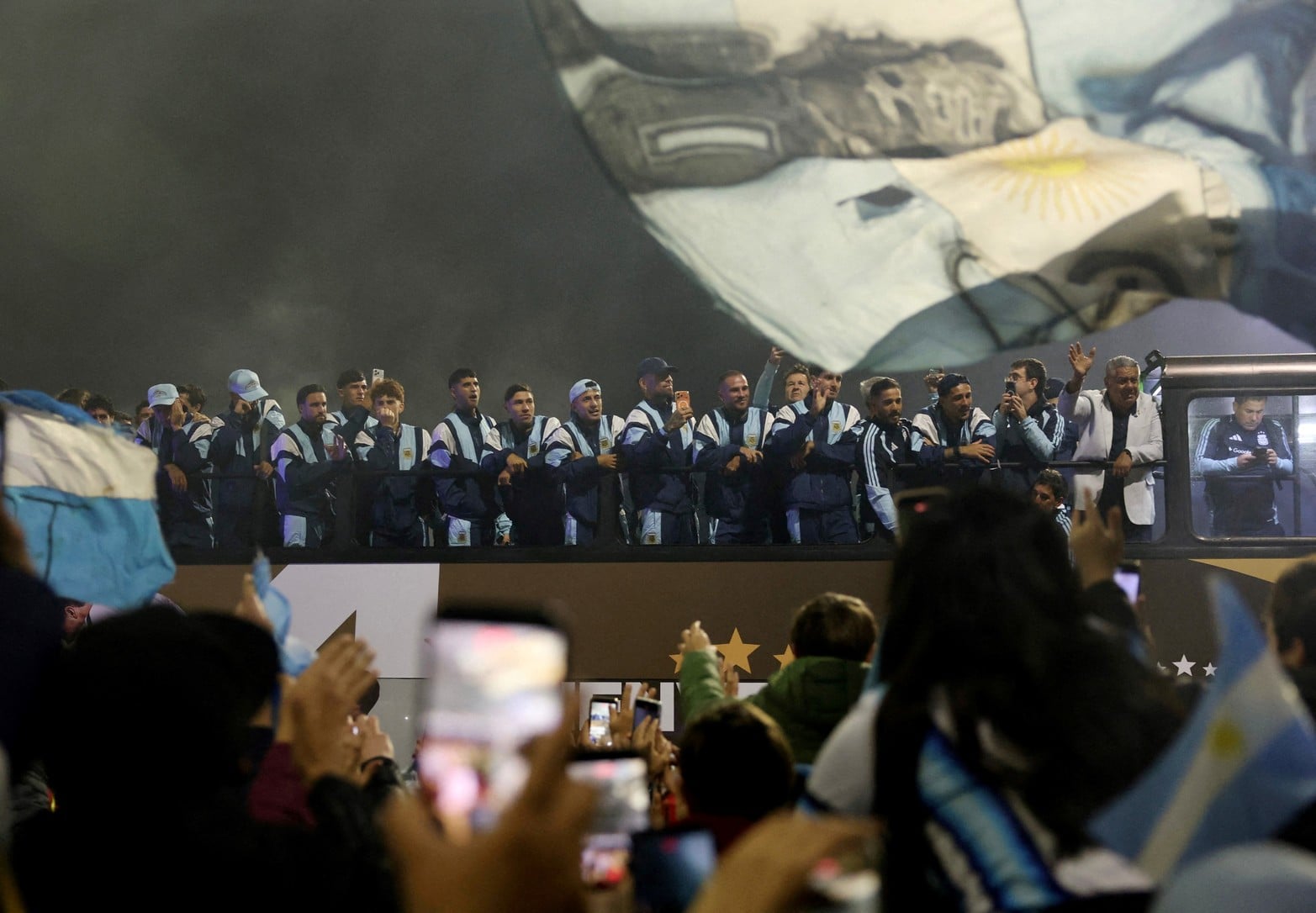 Los jugadores recibieron el agradecimiento.
