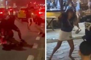 La final del Mundial terminó con peleas entre hinchas en Copacabana y Búzios.