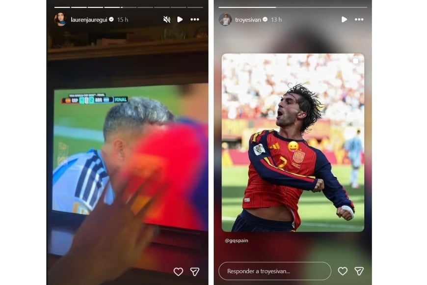 Lauren Jauregui y Troye Sivian festejaron el triunfo de España en redes sociales.