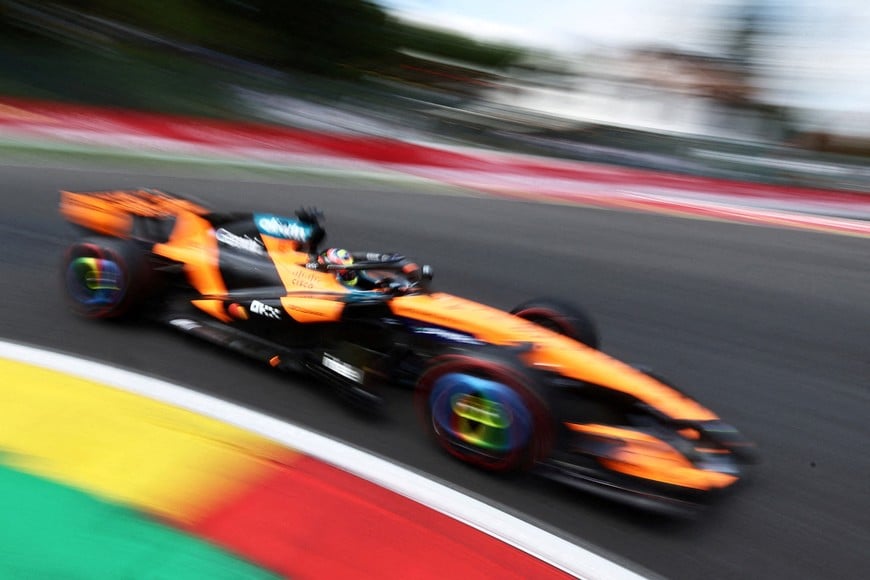 Formula One F1 - Belgian Grand Prix - Circuit de Spa-Francorchamps, Stavelot, Belgium - July 18, 2026
McLaren's Oscar Piastri during practice REUTERS/Jakub Porzycki TPX IMAGES OF THE DAY