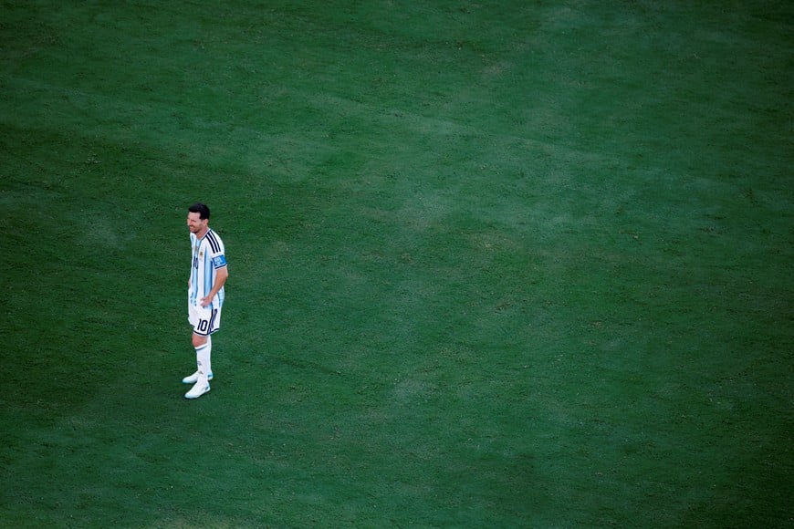 Soccer Football - FIFA World Cup 2026 - Final - Spain v Argentina - New York/New Jersey Stadium, East Rutherford, New Jersey, U.S. - July 19, 2026
Argentina's Lionel Messi REUTERS/Brian Snyder