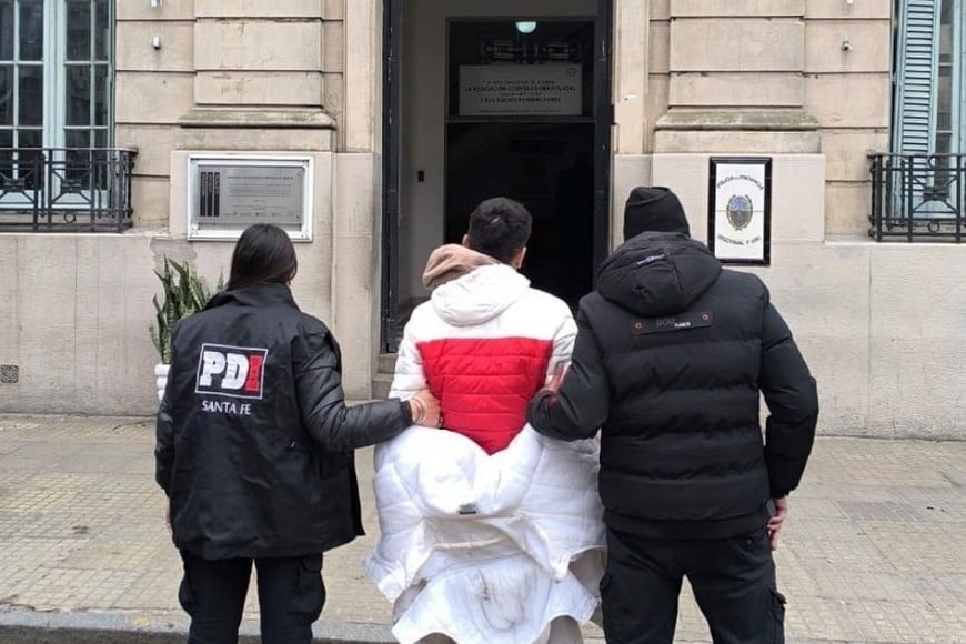 Detenido por la el crimen de su medio hermano, Pablo Adrián Coronel.