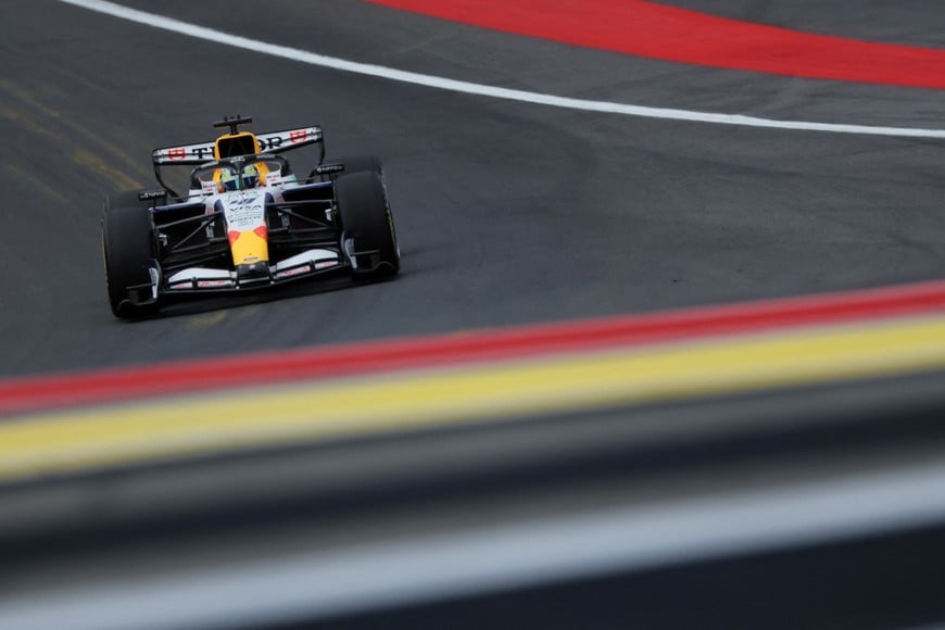 Formula One F1 - Belgian Grand Prix - Circuit de Spa-Francorchamps, Stavelot, Belgium - July 17, 2026
RB's Arvid Lindblad during practice REUTERS/Christian Hartmann