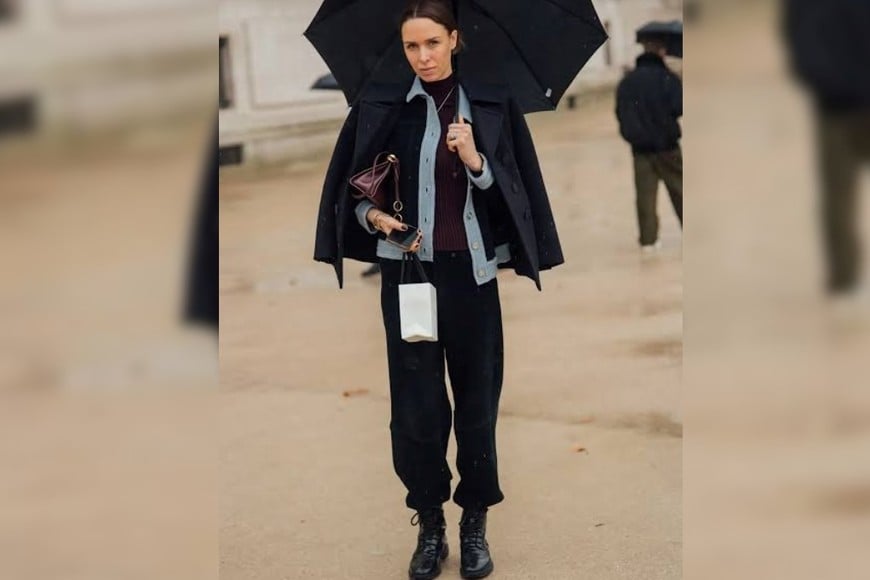 otas y prendas impermeables para mantener el estilo bajo la lluvia.