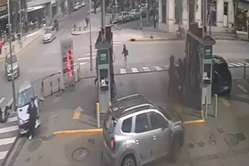 El siniestro vial ocurrido este lunes por la tarde en una zona céntrica de Mar del Plata