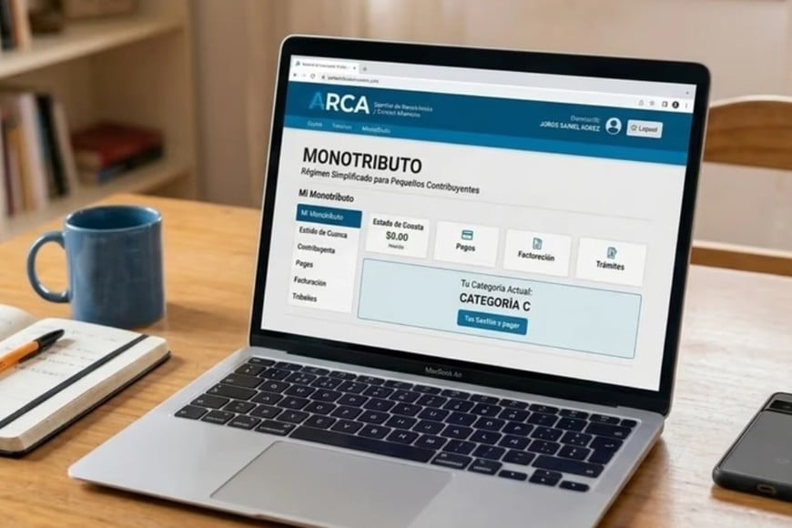 ARCA actualizó los topes de facturación y los valores mensuales del régimen simplificado.
