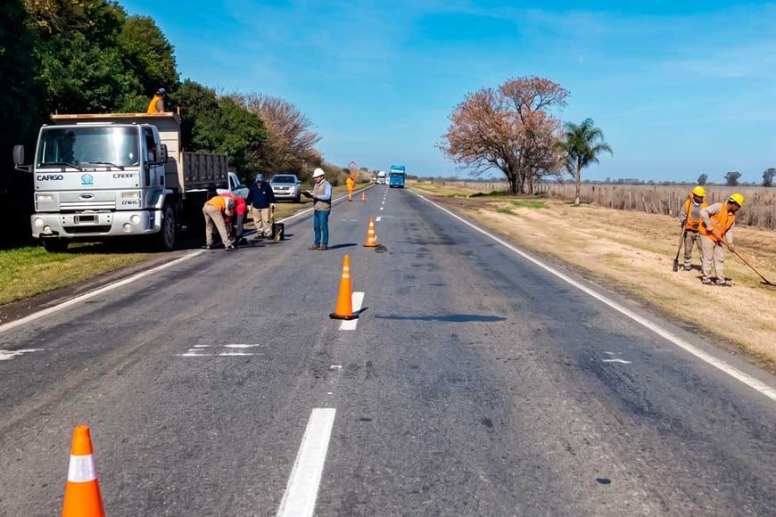Algunos corredores necesitan manutención permanente, como la RN 11 en su tramo santafesino.