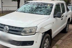 Una camioneta VW Amarok fue secuestrada a raíz del procedimiento. Foto: Prensa Seguridad