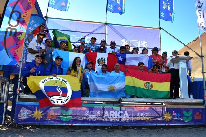 El parapentista santafesino alcanzó el primer puesto panamericano.