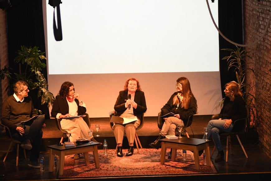 Acompañaron en el panel las especialistas María Laura Bertuzzi, vice presidenta del Colegio de Arquitectos de Santa Fe D1; María Jimena Rivero, de la Facultad de Arquitectura y Diseño de la Universidad Católica de Santa Fe; y Graciela Mantovani, de la Facultad de Diseño y Urbanismo de la Universidad Nacional del Litoral. Manuel Fabatía.