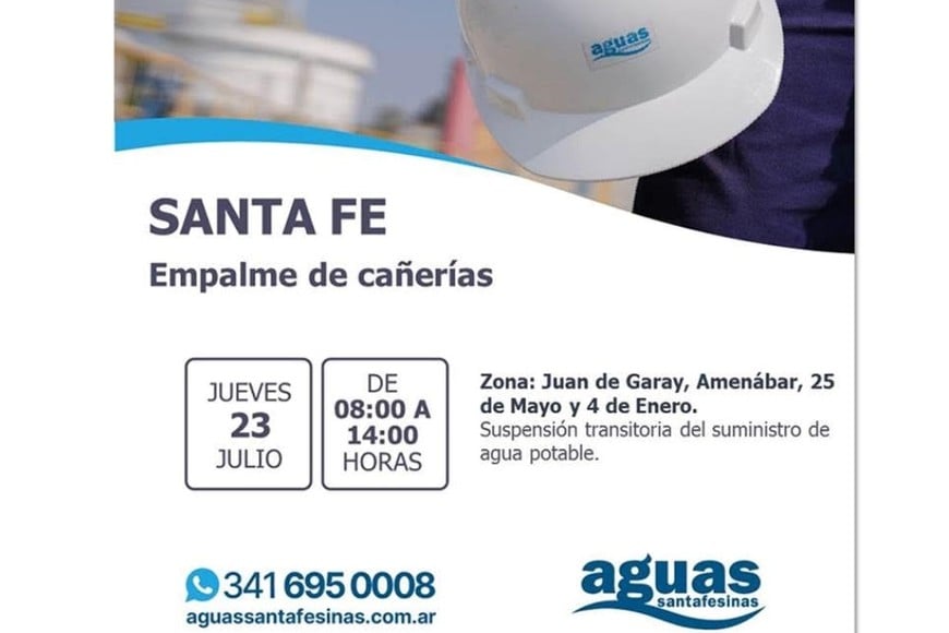 Los días y horarios de las tareas previstas.