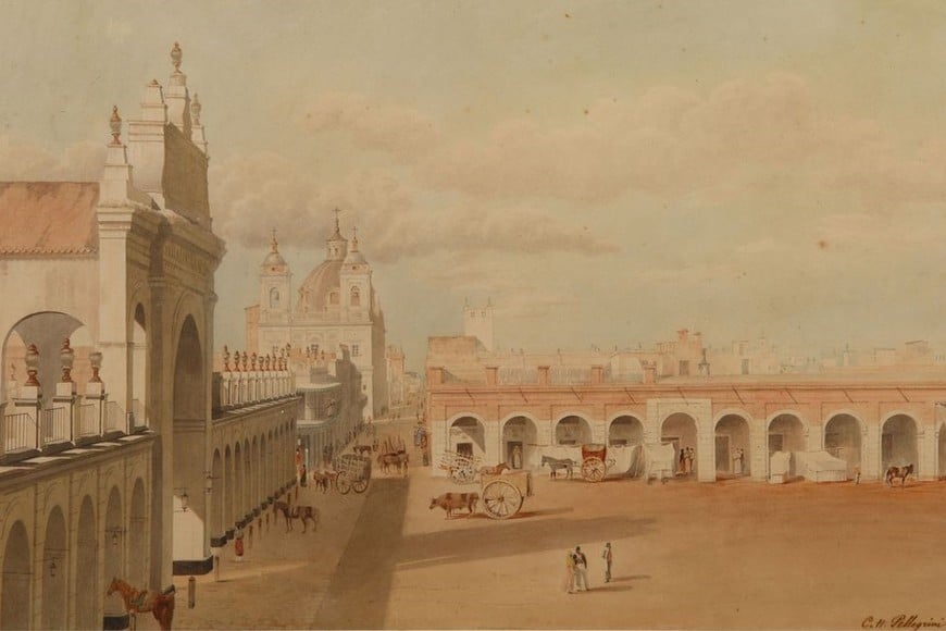 "Plaza de la Victoria (frente al sud). Foto: Museo Nacional de Bellas Artes