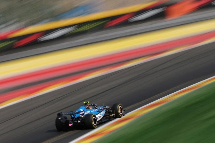Formula One F1 - Belgian Grand Prix - Circuit de Spa-Francorchamps, Stavelot, Belgium - July 17, 2026
Williams' Carlos Sainz Jr. during practice REUTERS/Christian Hartmann TPX IMAGES OF THE DAY