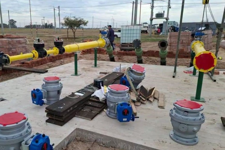 Con una inversión de $1.770 millones, el gasoducto del Área Industrial ya ejecutó el 70% de los trabajos