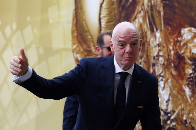 Gianni Infantino felicitó a la Selección argentina por el subcampeonato obtenido en el Mundial 2026. Foto: Reuters
