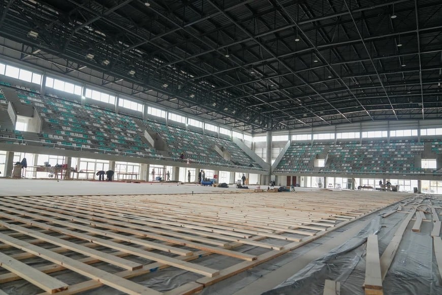 La infraestructura deportiva avanza rumbo al gran evento.