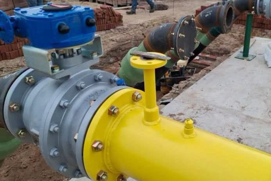 Con una inversión de $1.770 millones, el gasoducto del Área Industrial ya ejecutó el 70% de los trabajos