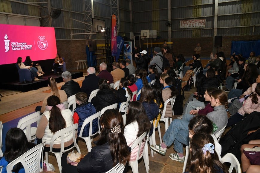 El Quillá fue sede de una charla sobre deporte y superación. Crédito: Manuel Fabatía.