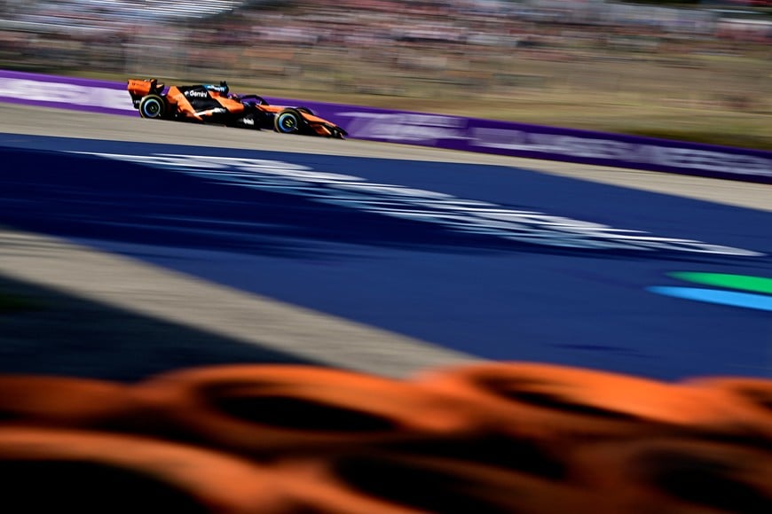 Formula One F1 - Hungarian Grand Prix - Hungaroring, Budapest, Hungary - July 24, 2026
McLaren's Oscar Piastri during practice REUTERS/Marton Monus
