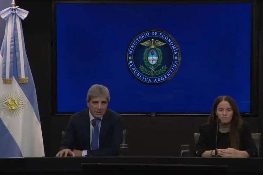 Luis Caputo anunció la nueva versión de la  ley de Inocencia Fiscal.