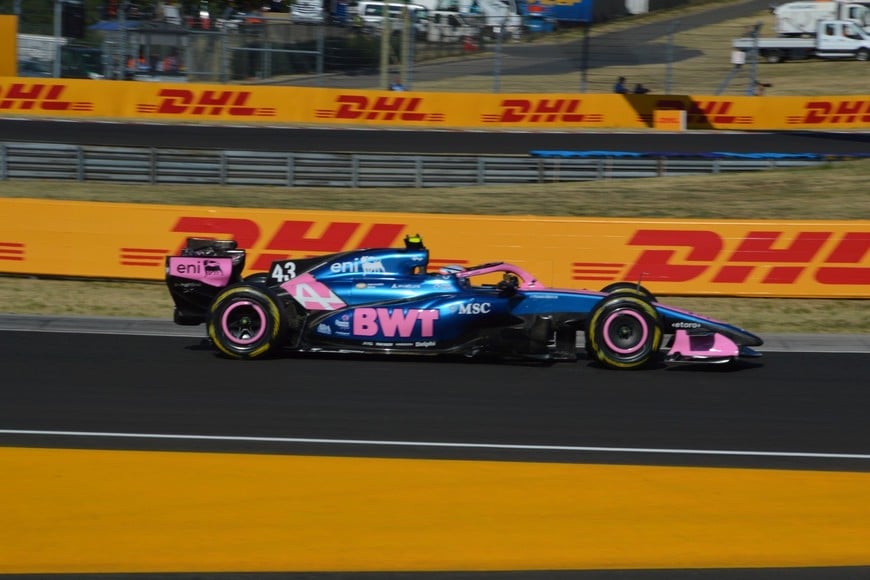 Colapinto completó 30 vueltas y cerró la FP3 en el puesto 14. Crédito: El Litoral.