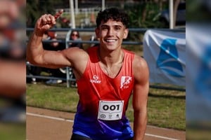 El rafaelino se impuso con un registro de 10.70 segundos. Gentilza CADA