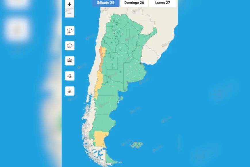 Las alertas para este sábado.