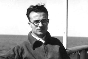 Ernesto Sábato en su juventud, en el documental realizado por su hijo. Foto: Gentileza INCAA