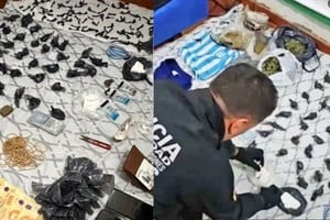 Se secuestraron más de un kilo de marihuana y 204 gramos de cocaína, además de 100 envoltorios con pasta base.