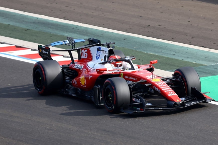 Formula One F1 - Hungarian Grand Prix - Hungaroring, Budapest, Hungary - July 25, 2026
Ferrari's Charles Leclerc during qualifying REUTERS/Bernadett Szabo