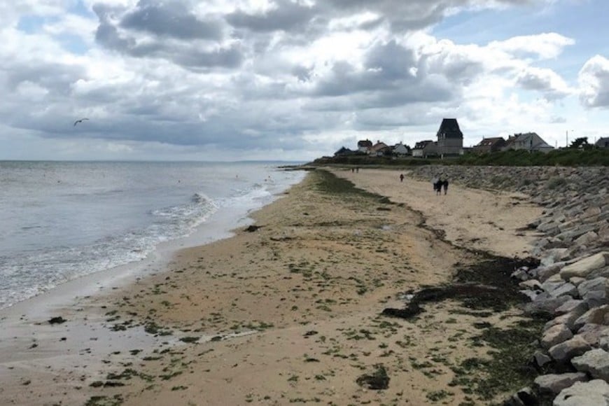 La playa Juno, en Francia.