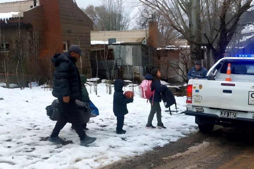 Familias debieron ser evacuadas Créditos: Gentileza: MendoVoz
