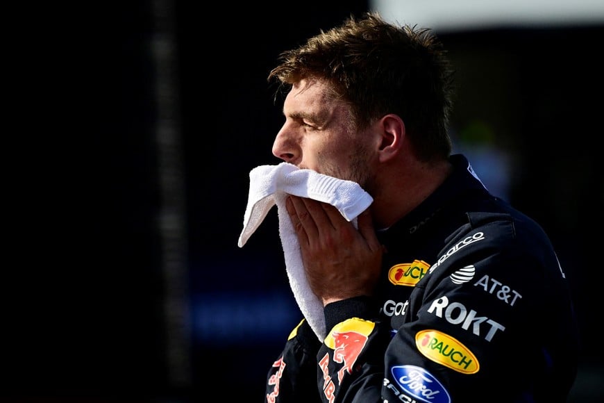 Formula One F1 - Hungarian Grand Prix - Hungaroring, Budapest, Hungary - July 26, 2026
Red Bull's Max Verstappen reacts after finishing second place in the Hungarian Grand Prix REUTERS/Marton Monus