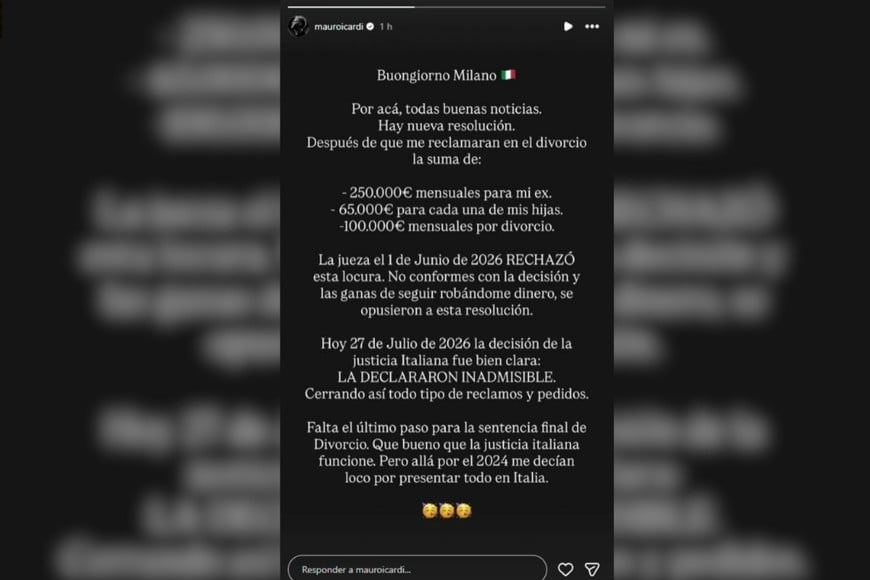 La Corte de Apelación de Milán intervino en el proceso entre ambos.