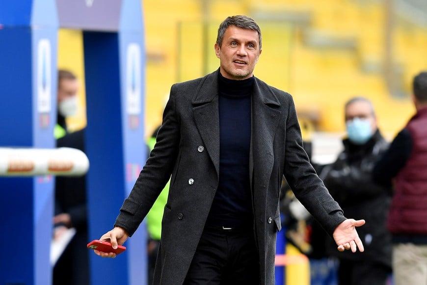 Soccer Football - Serie A - Parma v AC Milan - Stadio Ennio Tardini, Parma, Italy - April 10, 2021 AC Milan technical director Paolo Maldini before the match REUTERS/Jennifer Lorenzini