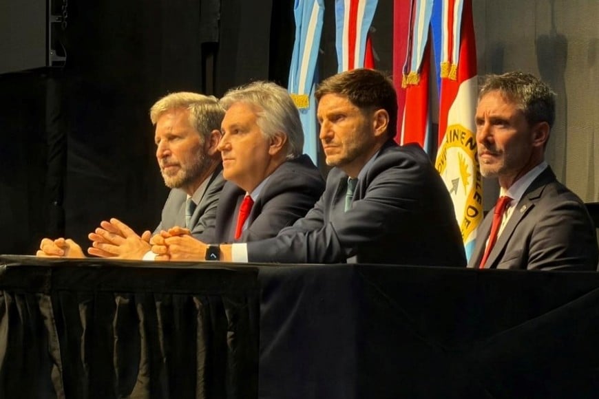 pullaro llaryora frigerio | Los tres gobernadores de la Región Centro reivindicaron la integración productiva.