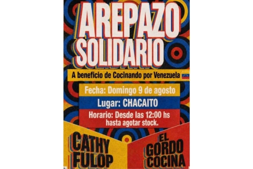 El arepazo solidario de Fulop.