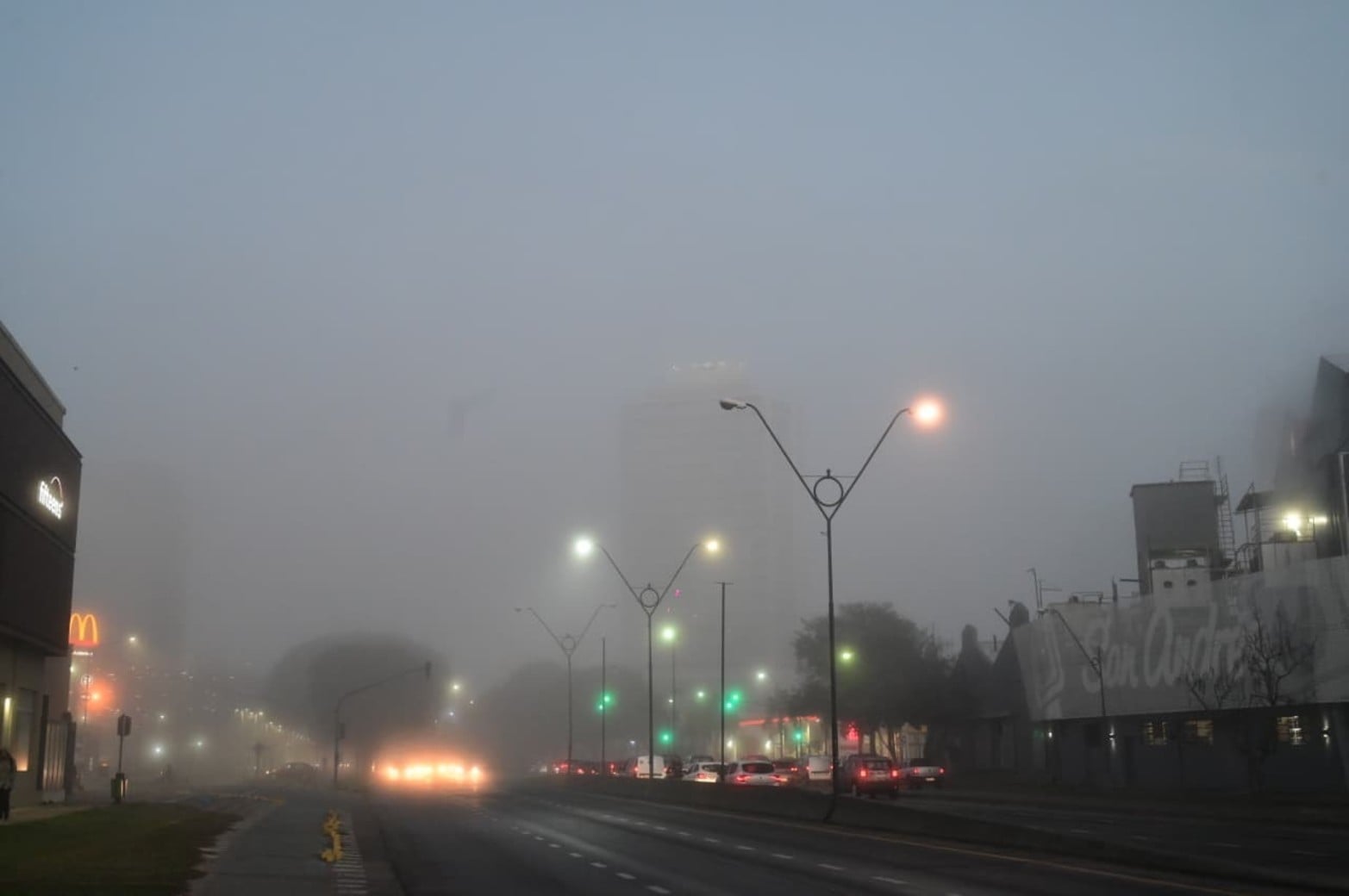 Postales de una Santa Fe cubierta por la neblina Créditos: Flavio Raina