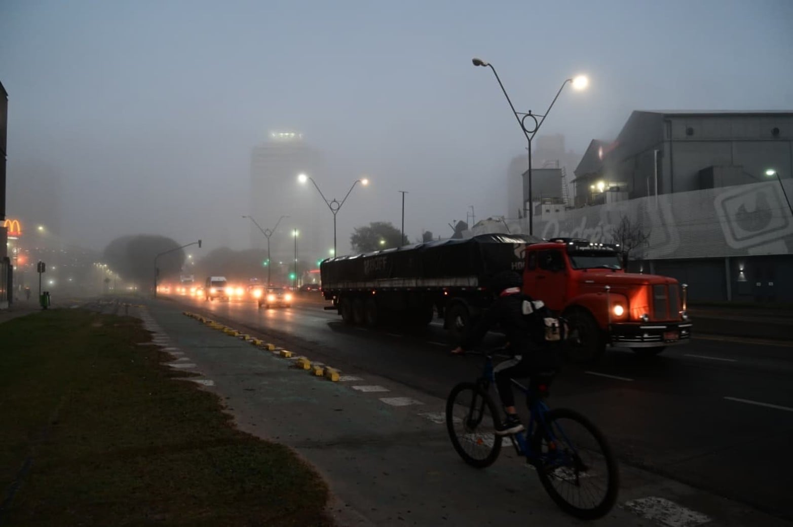 Postales de una Santa Fe cubierta por la neblina Créditos: Flavio Raina