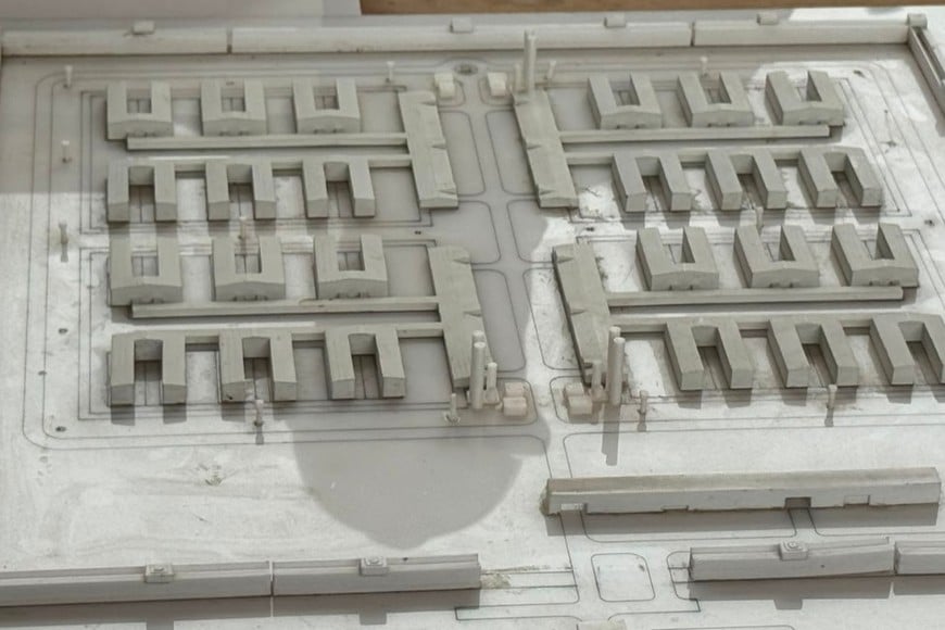 El maqueta de El Infierno en el sur santafesino. Crédito: Diputados