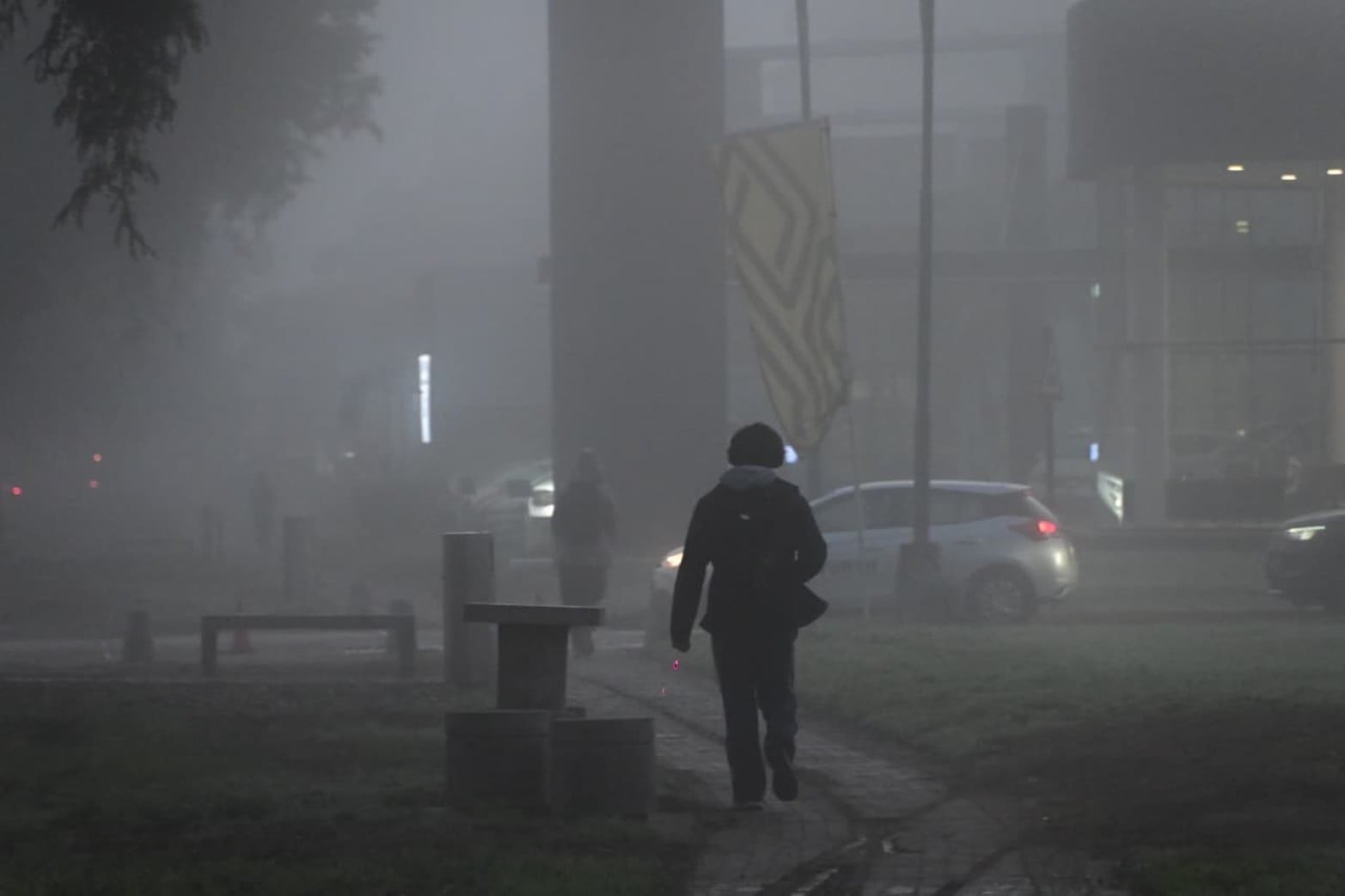 Postales de una Santa Fe cubierta por la neblina Créditos: Flavio Raina