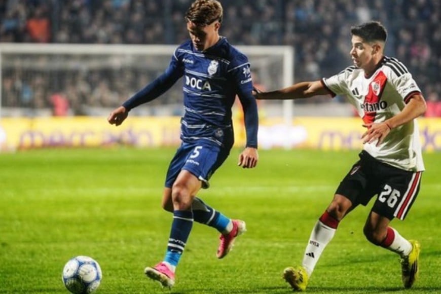 Gimnasia LP vs River. Foto: @gimnasiaoficial